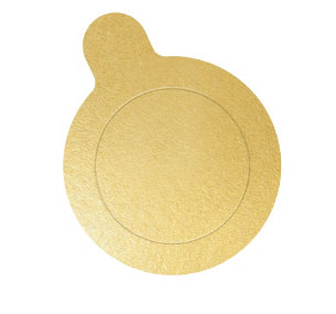 Base para doces redonda ouro 8cm - 20 uni...
