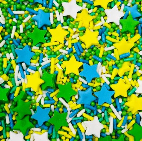 JADY Confeito Sprinkles Estrelas Brasil 50g