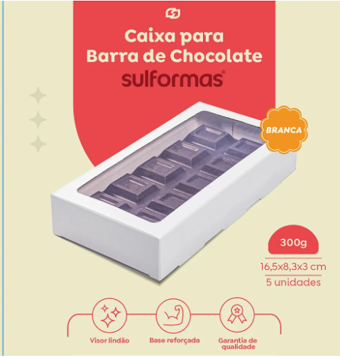 Caixa Barra Branco Linha 165 x 83 x 30 mm...