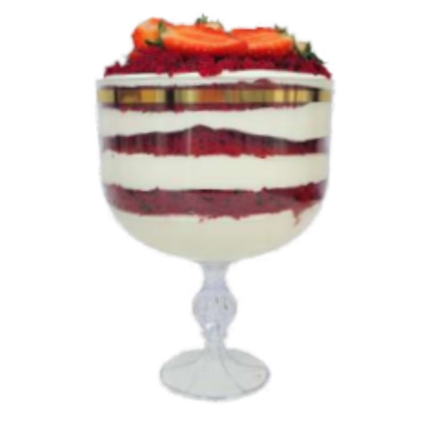 Taça Americana Cristal Borda Dourada 1,25...