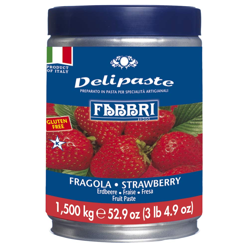 Pasta saborizante de Morango balde 1,5kg ...