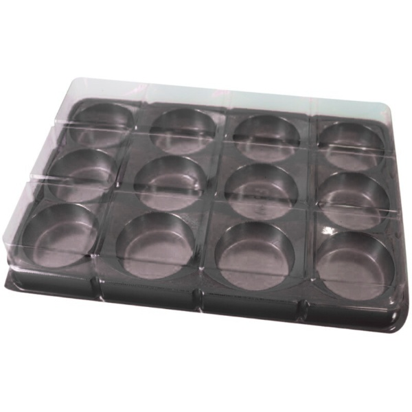 Caixa Bombom Retangular BWB142730 Preto 1...