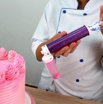 Borrifador para Bolos Pós Brilhos Vermelh...
