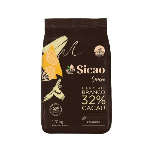 Chocolate Seleção Branco 32% Gotas 20KG S...